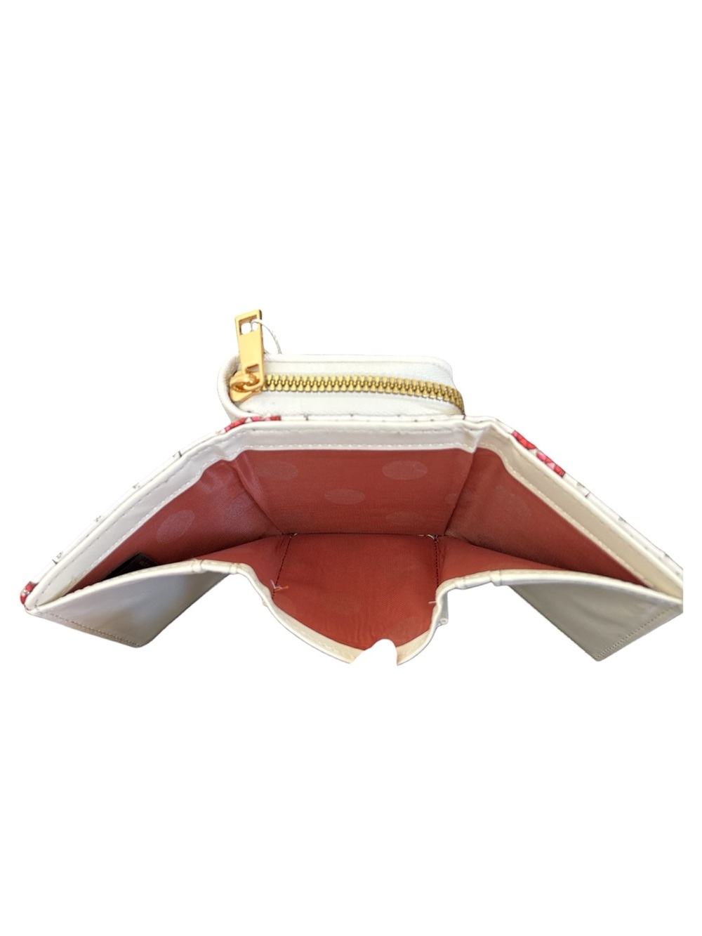 White Disco Cherry Wallet with Coin Pouch NWT - Picture 5 of 5